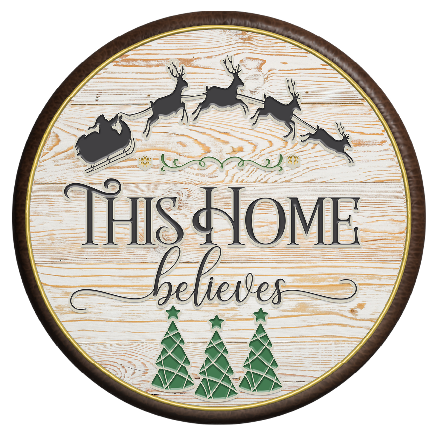 Faux Wood Ornaments - Variety to Pick From