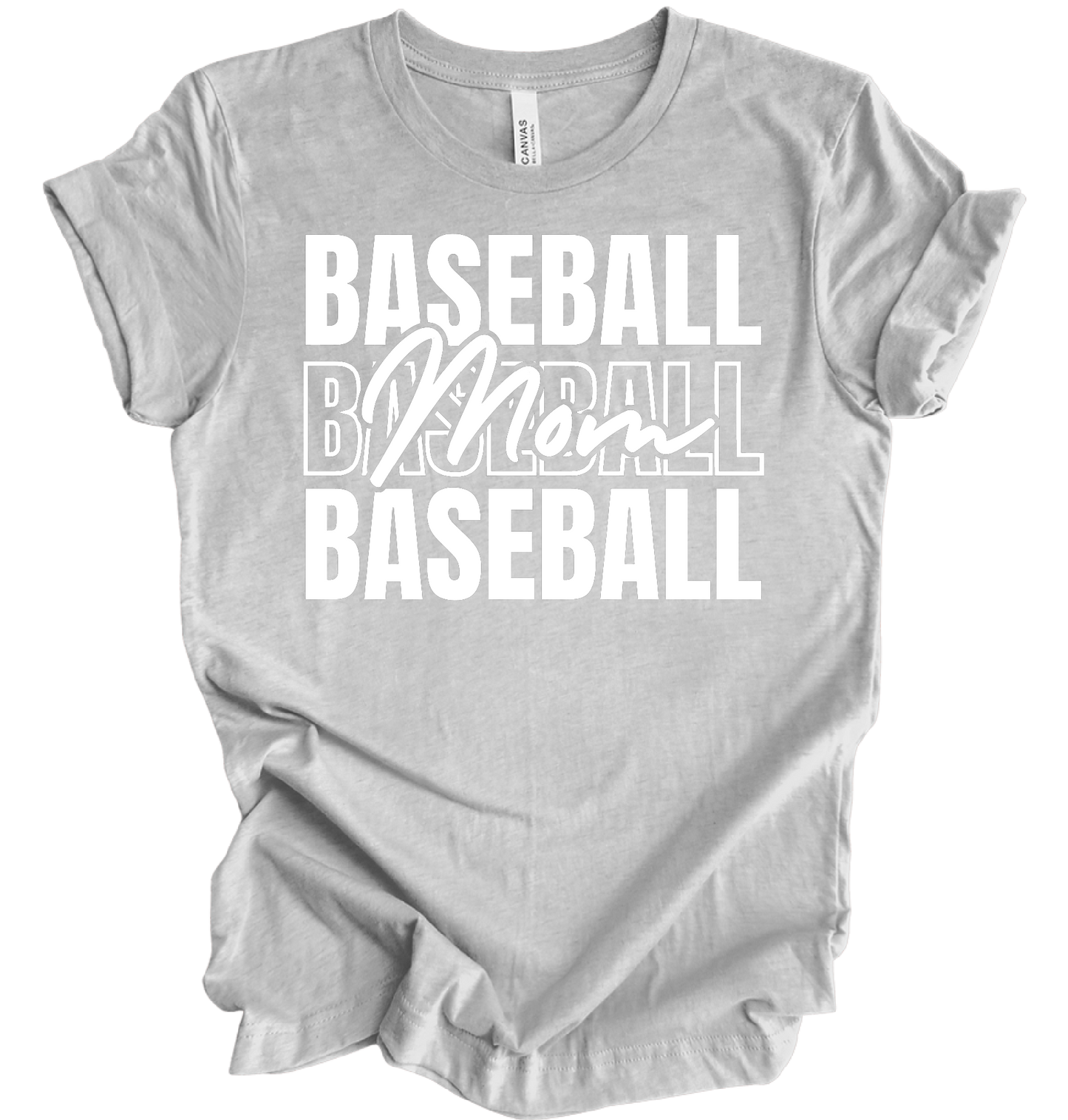 Baseball Mom Stacked - 2 Color Options