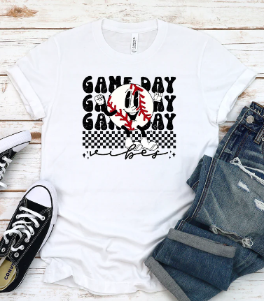 Game Day Vibes - Baseball - Youth & Toddler Sizes