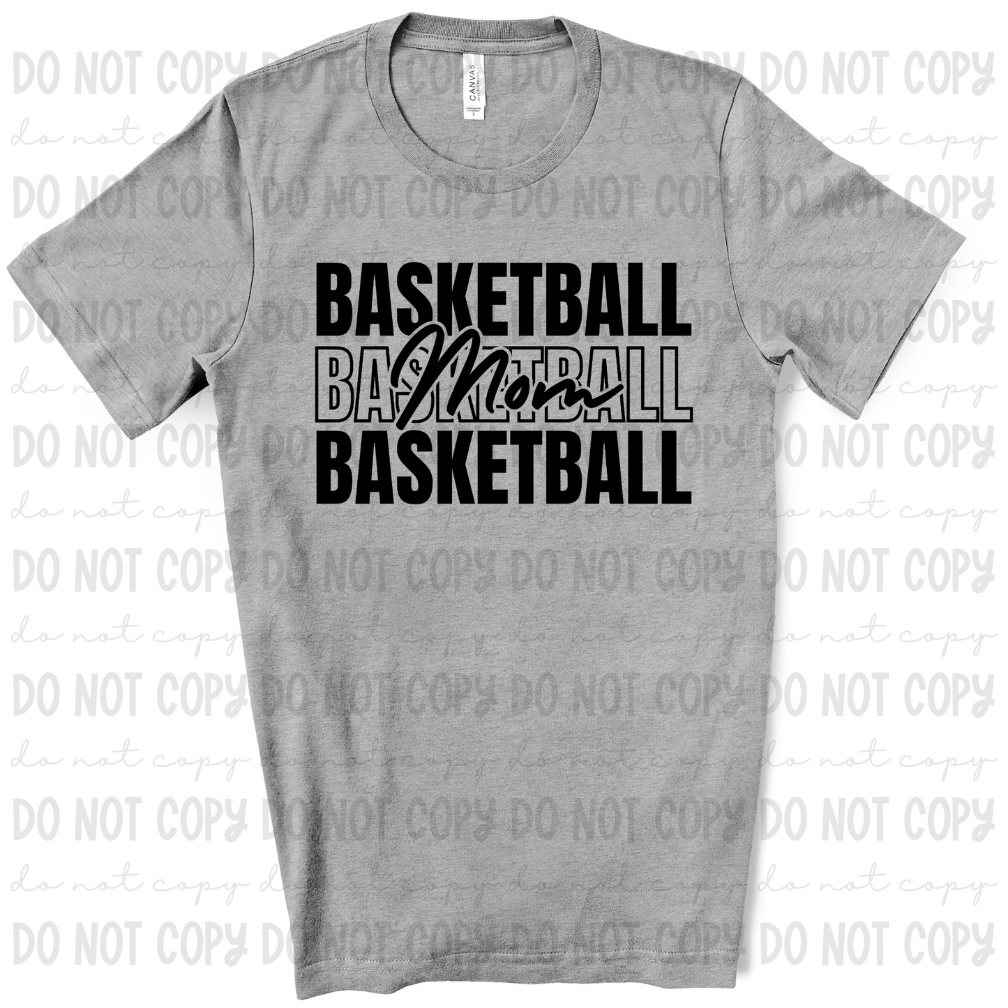 Basketball Mom Stacked - 2 Color Options