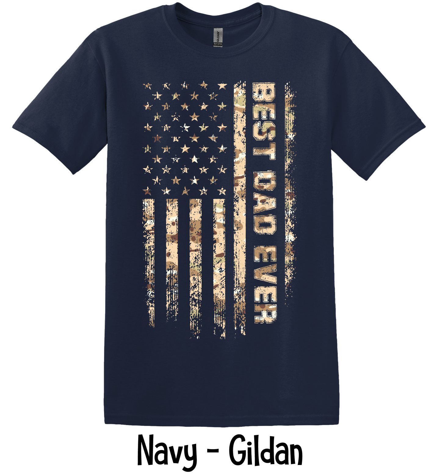 Best Dad Ever Camo Flag - 3 Color Options