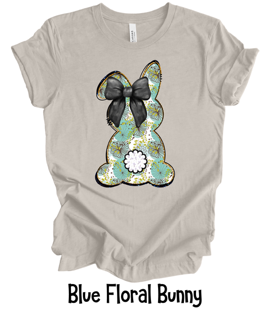 Bunny Bottoms - Blue Floral