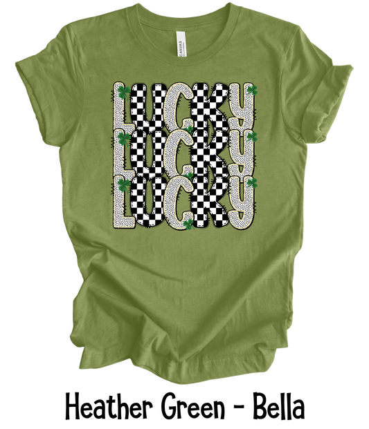 Checkered Lucky Stacked