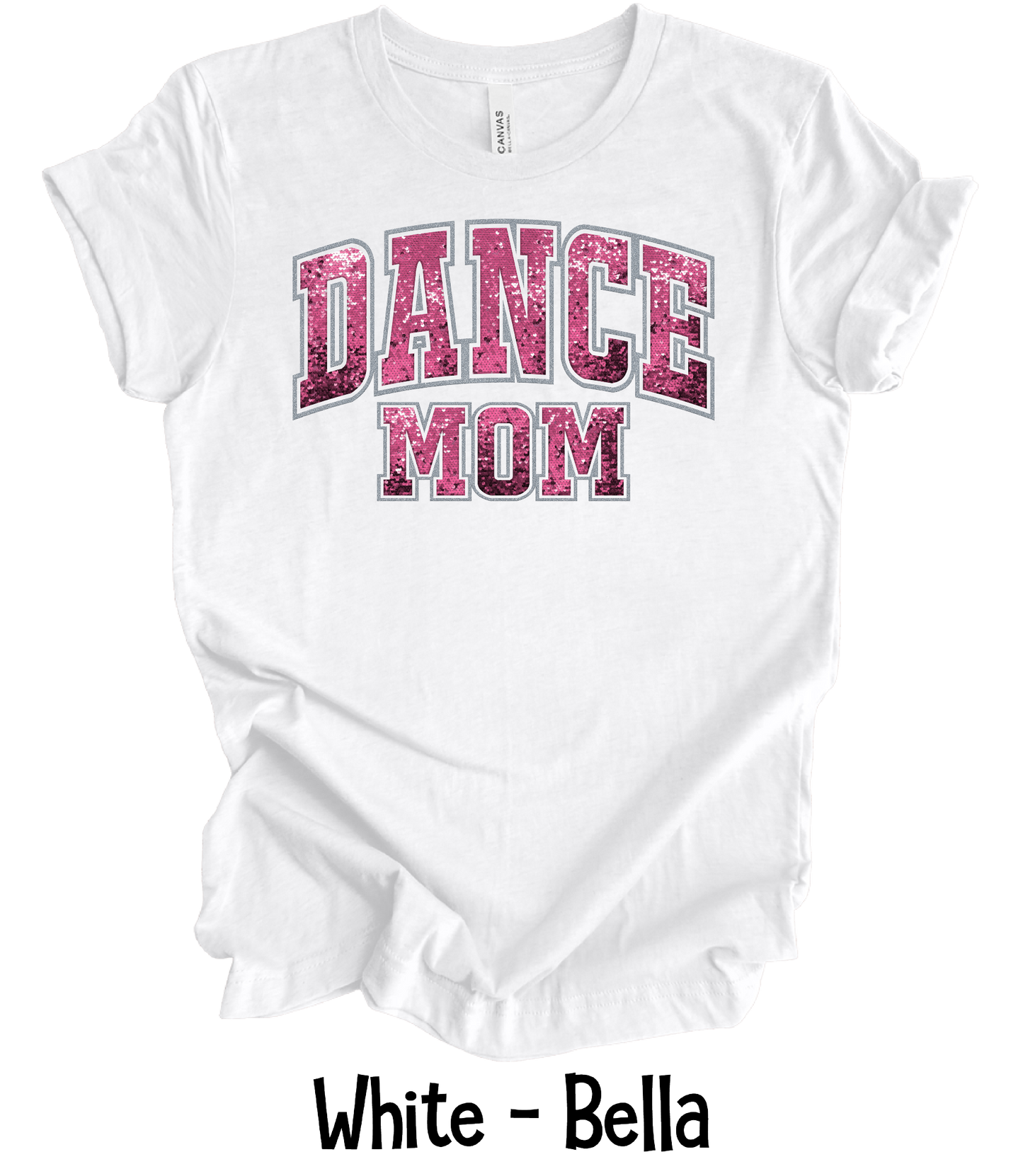 Dance Mom Faux Pink Sequin - 3 Color Options