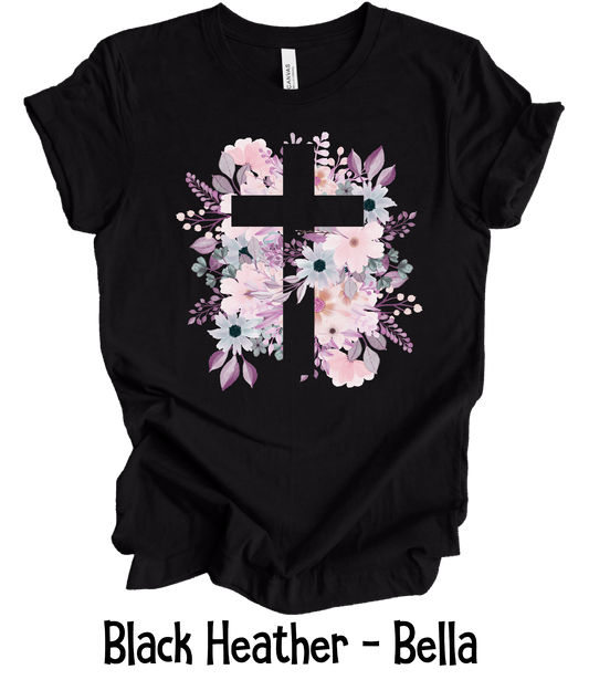 Floral Cut Cross