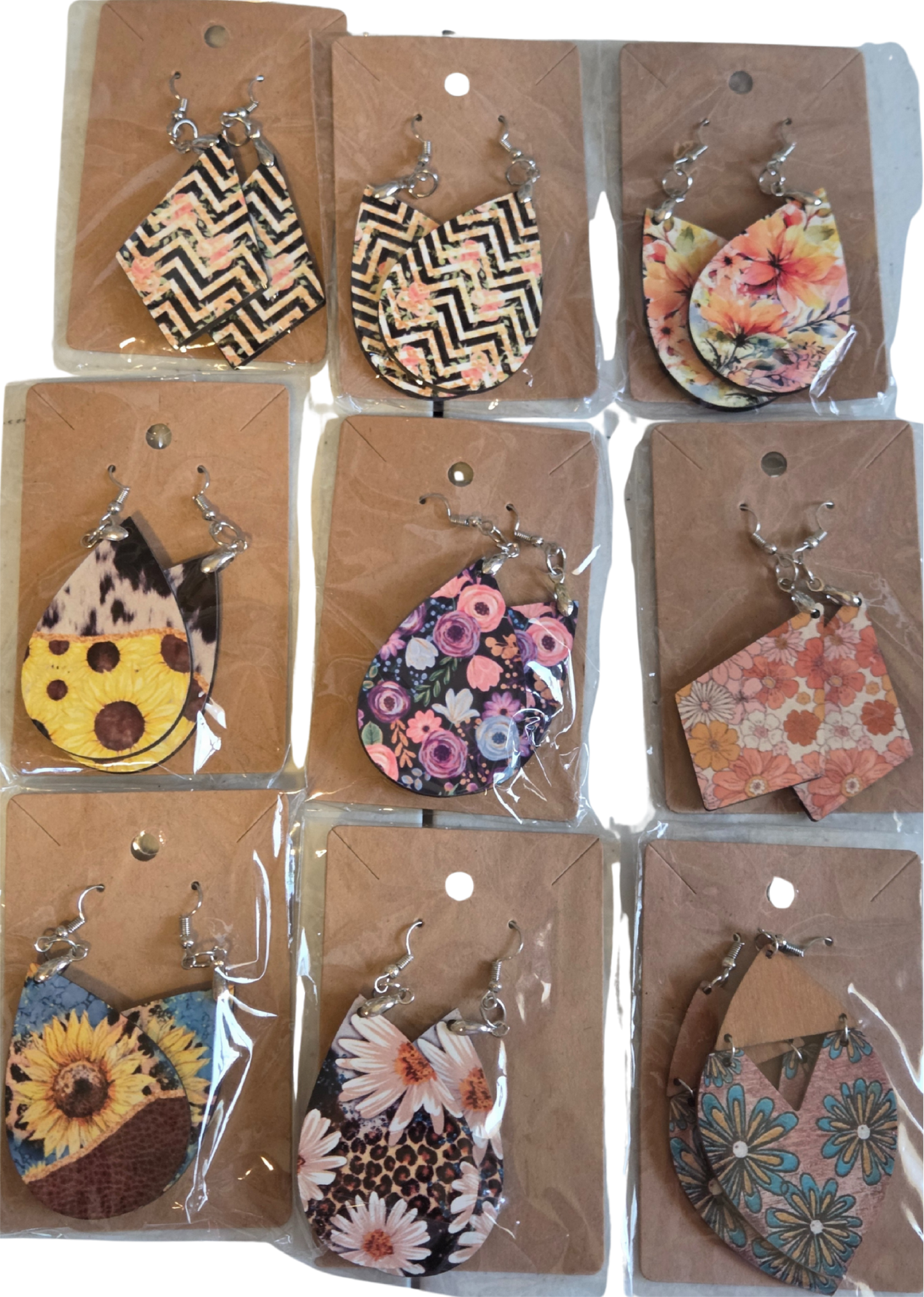 Floral Design Earrings