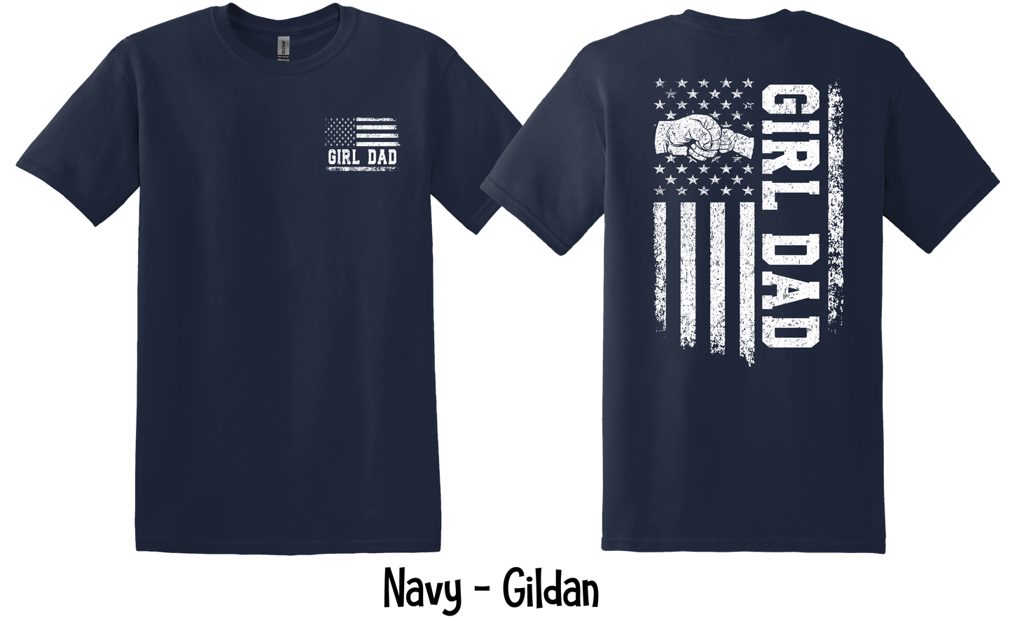 Girl Dad Flag - Front & Back - 3 Color Options