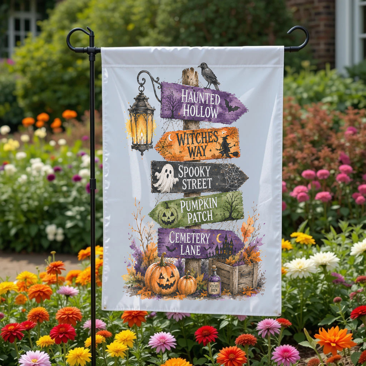 Halloween Sign Post