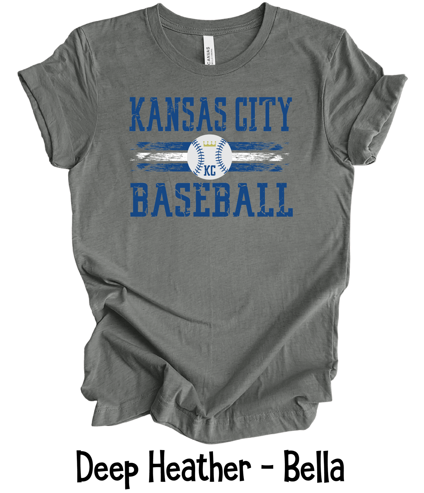 KC Baseball Distressed - Adult & Youth Sizes
