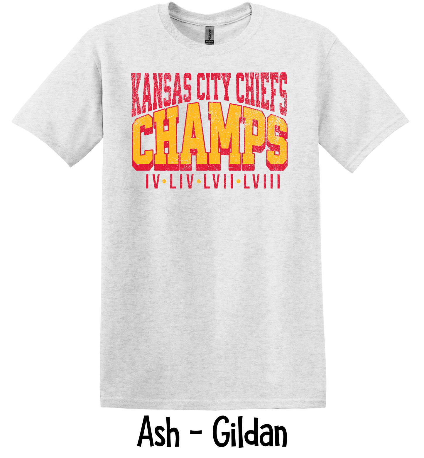 KC Champs Distressed - Adult Sizes - 2 Color Options