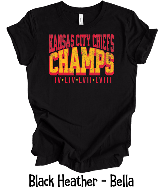 KC Champs Distressed - Adult Sizes