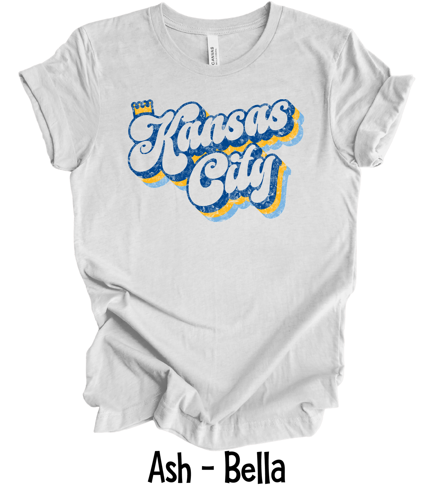 KC Retro - Blue Offset - Adult & Youth Sizes