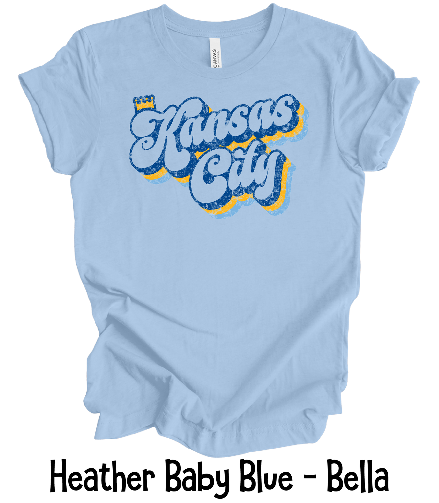 KC Retro - Blue Offset - Adult & Youth Sizes