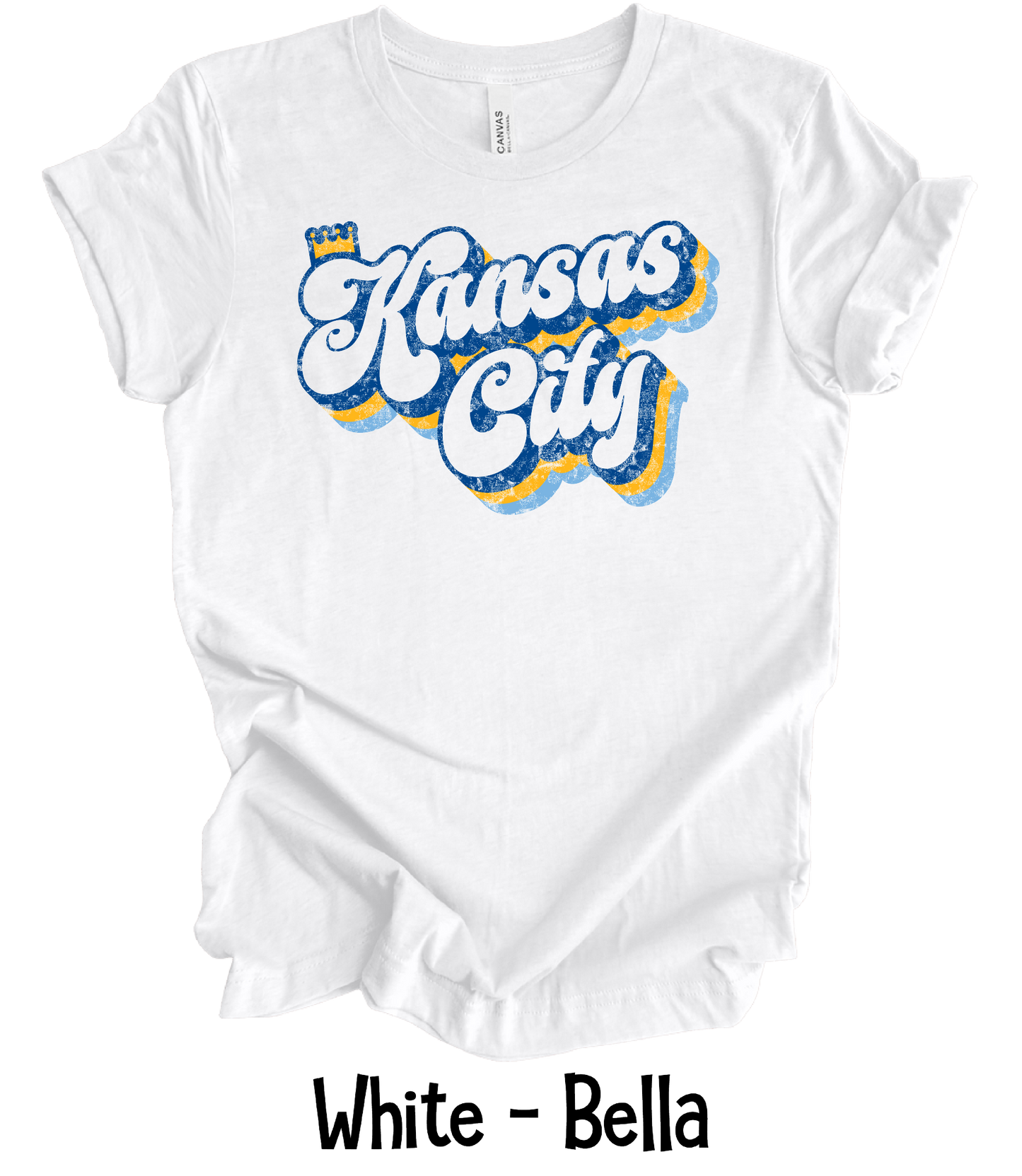 KC Retro - Blue Offset - Adult & Youth Sizes