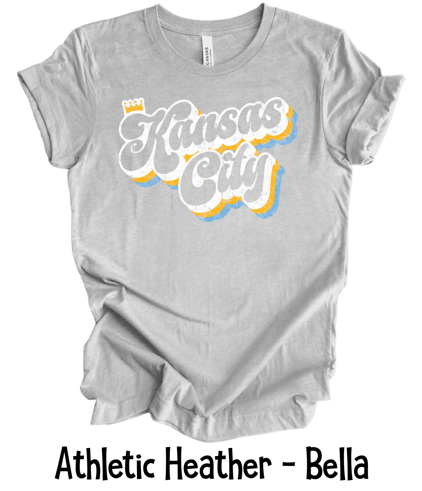 KC Retro - White Offset - Adult & Youth Sizes