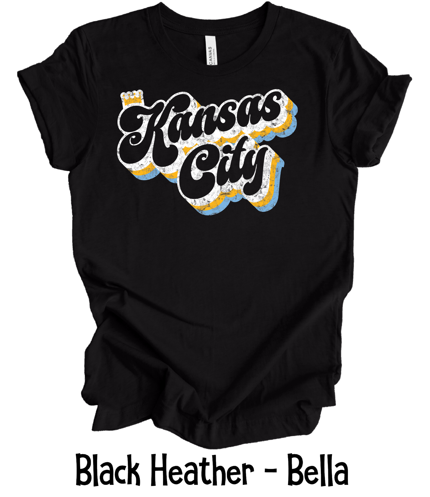 KC Retro - White Offset - Adult & Youth Sizes