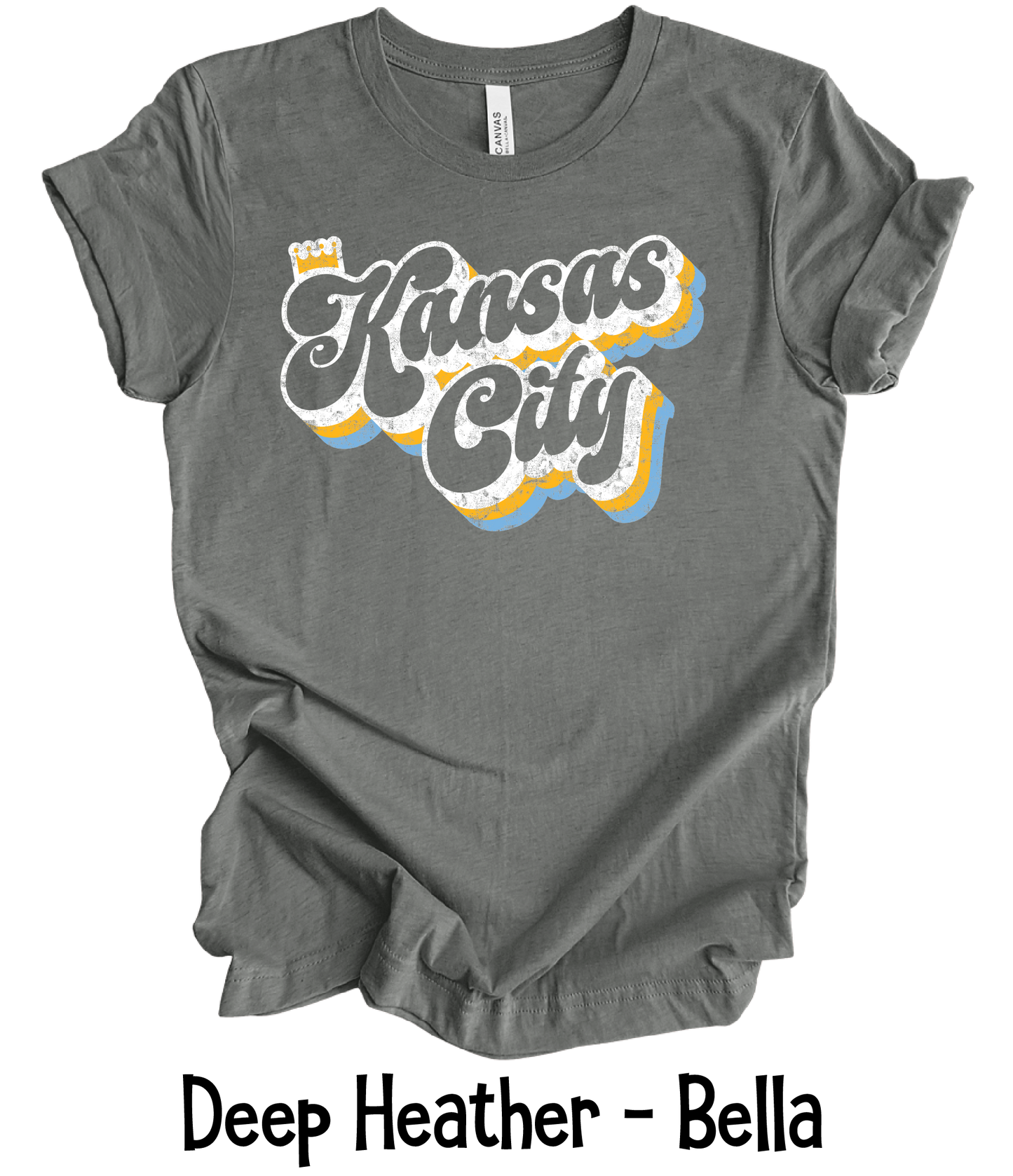 KC Retro - White Offset - Adult & Youth Sizes