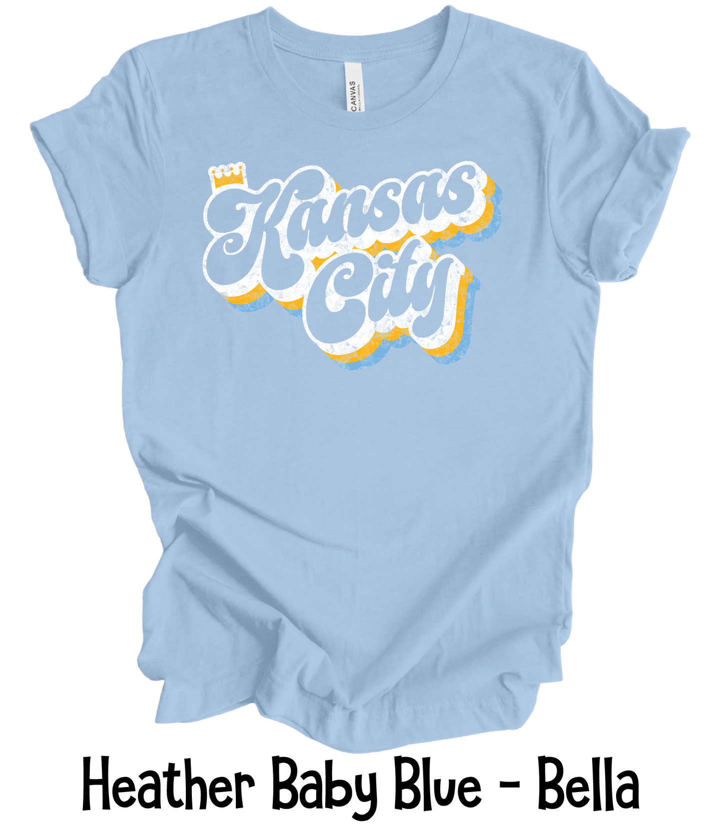 KC Retro - White Offset - Adult & Youth Sizes