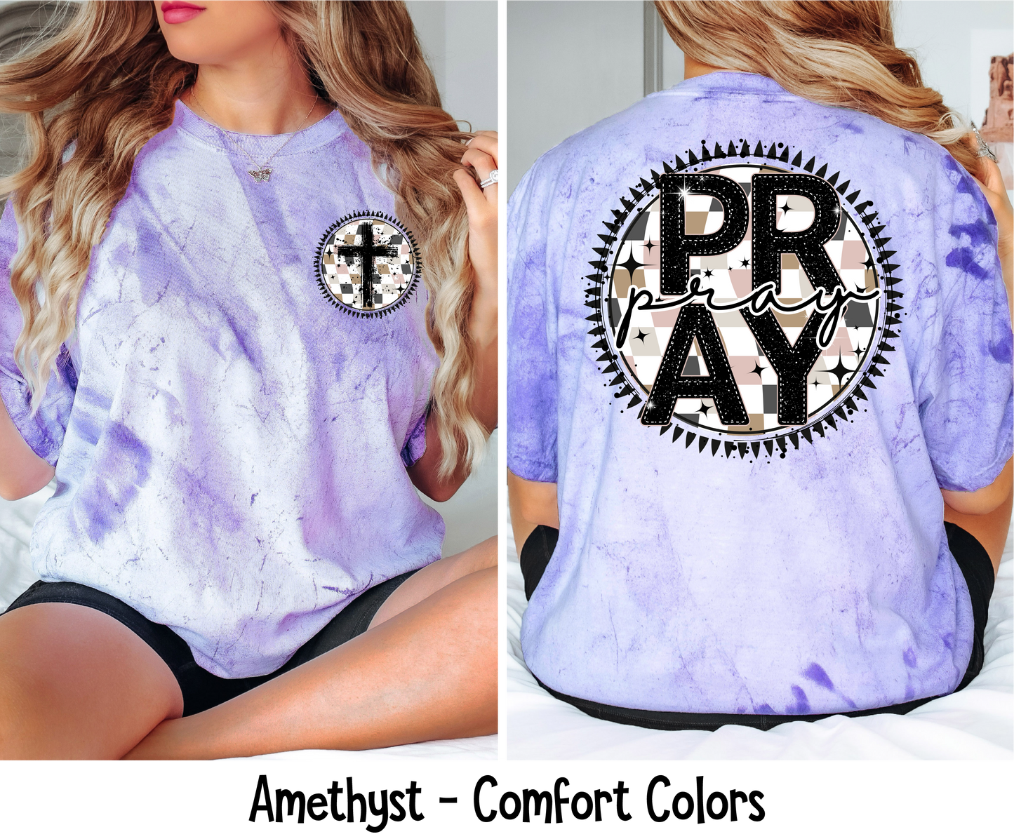 Pray Checkered - Front/Back Design