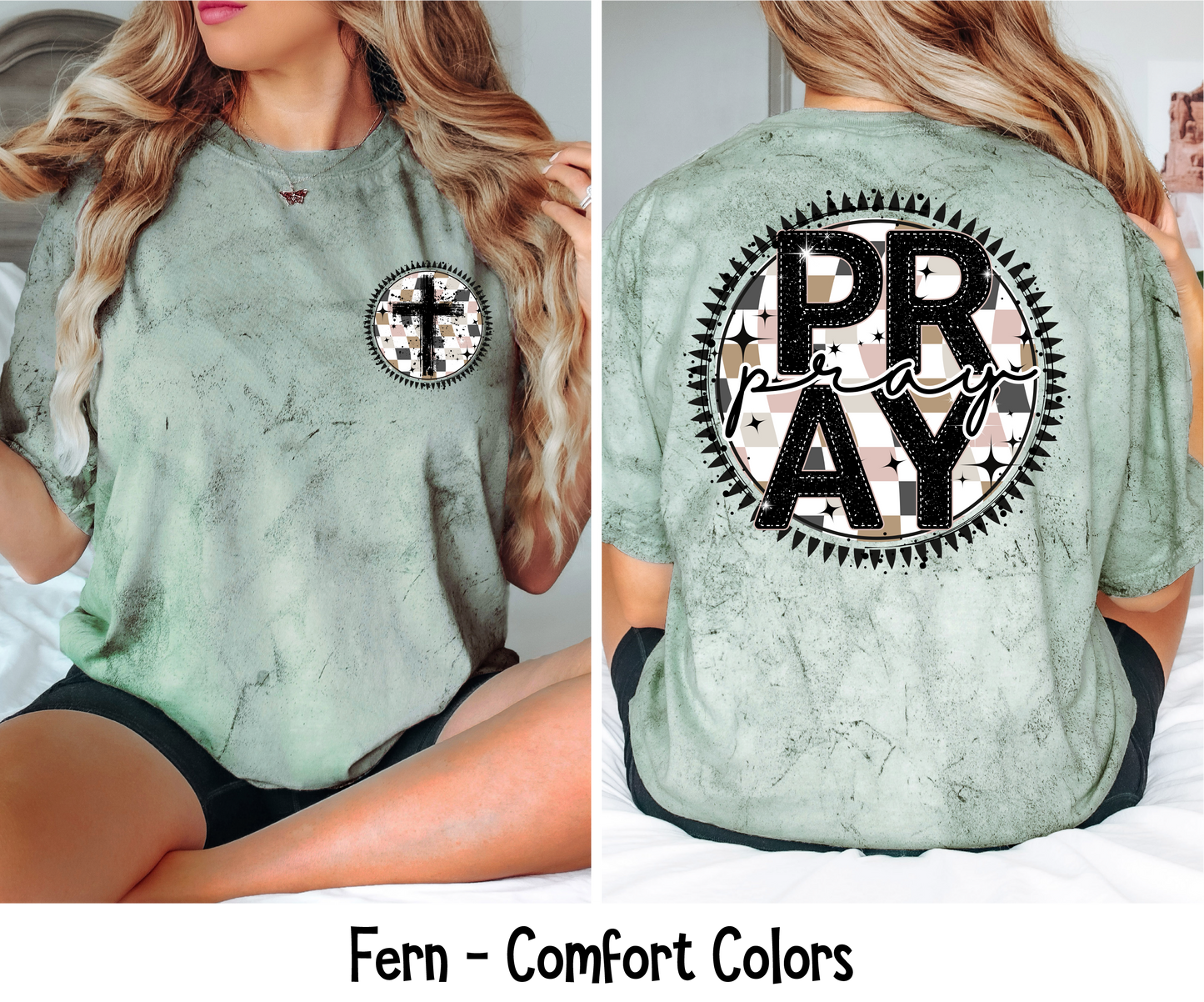 Pray Checkered - Front/Back Design