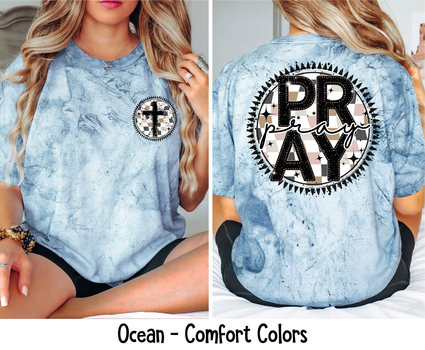Pray Checkered - Front/Back Design