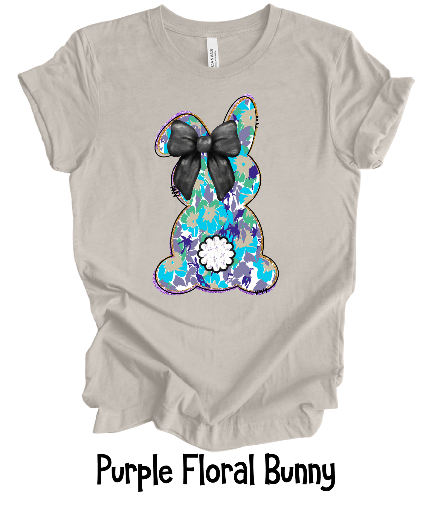 Bunny Bottoms - Purple Floral