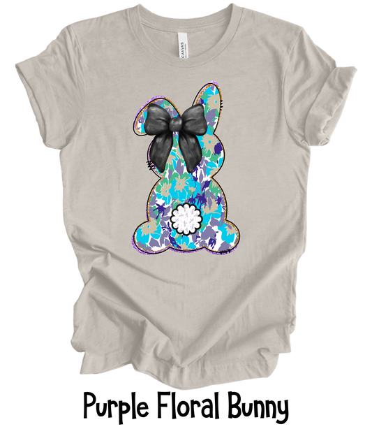Bunny Bottoms - Purple Floral