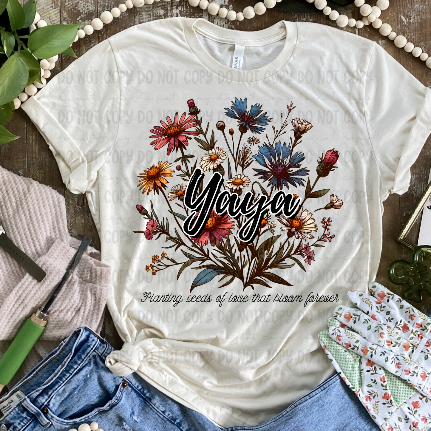 Seeds of Love - Multi Saying Options