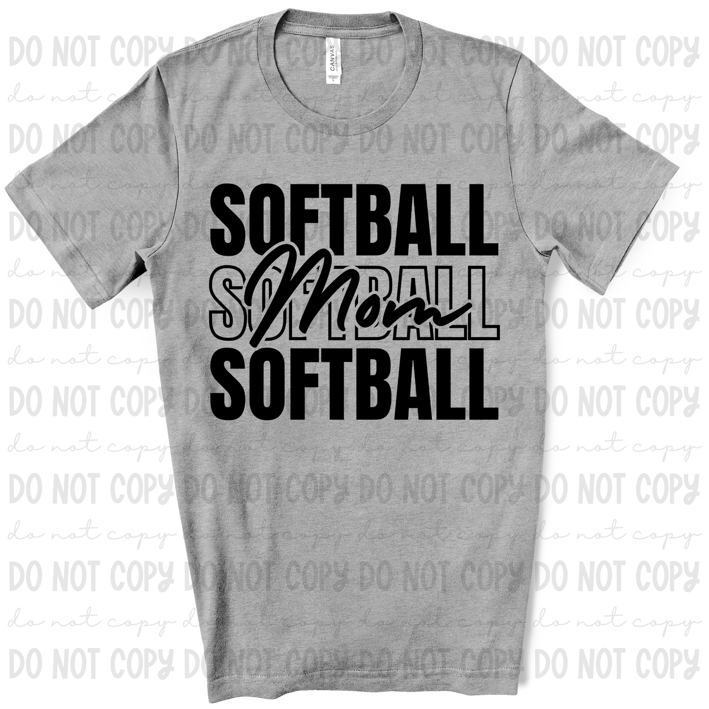 Softball Mom Stacked