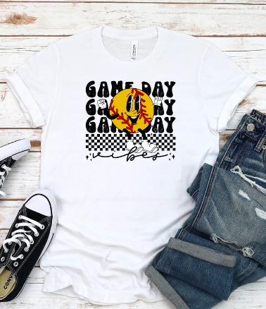 Game Day Vibes - Softball - Youth & Toddler Sizes