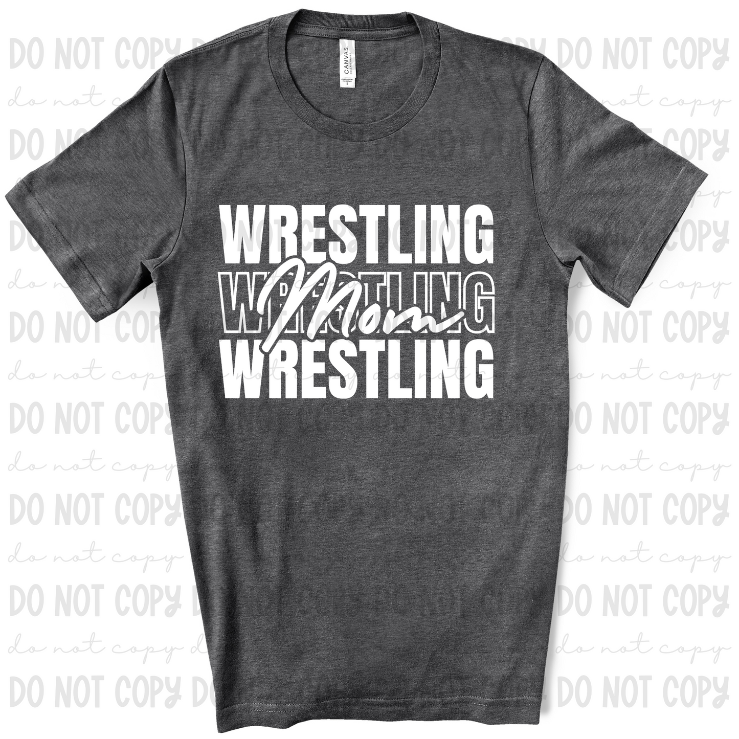 Wrestling Mom Stacked - 2 Color Options