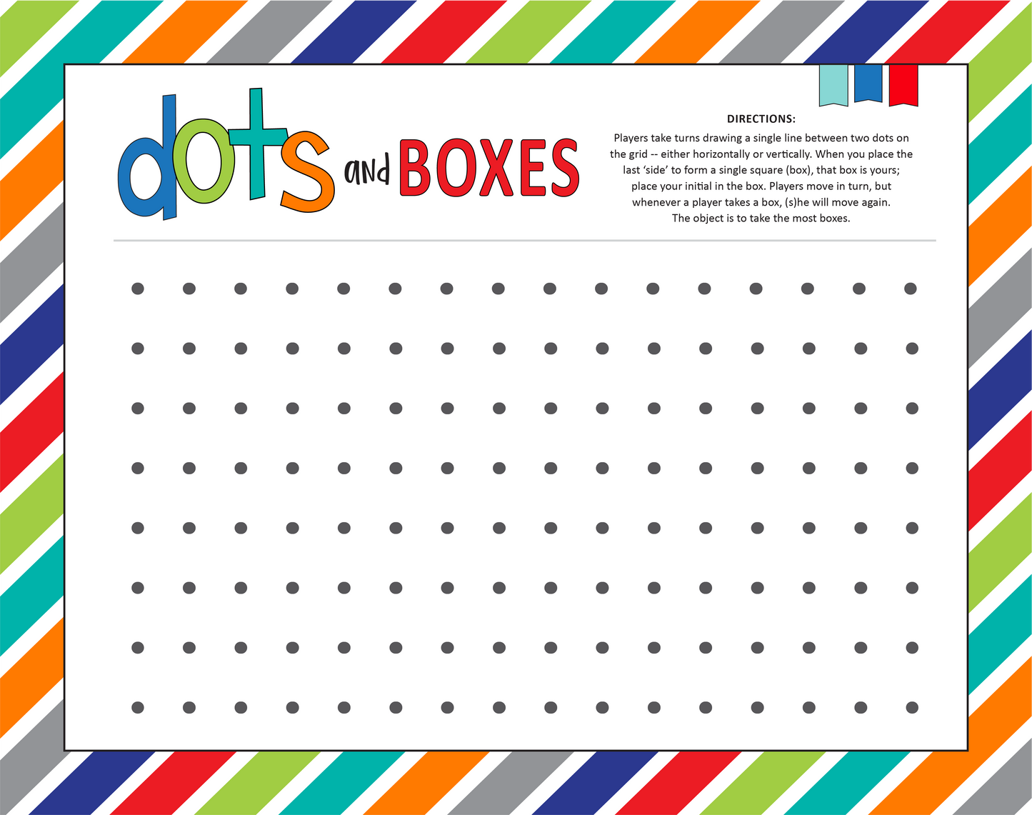 Dry Erase Game Boards