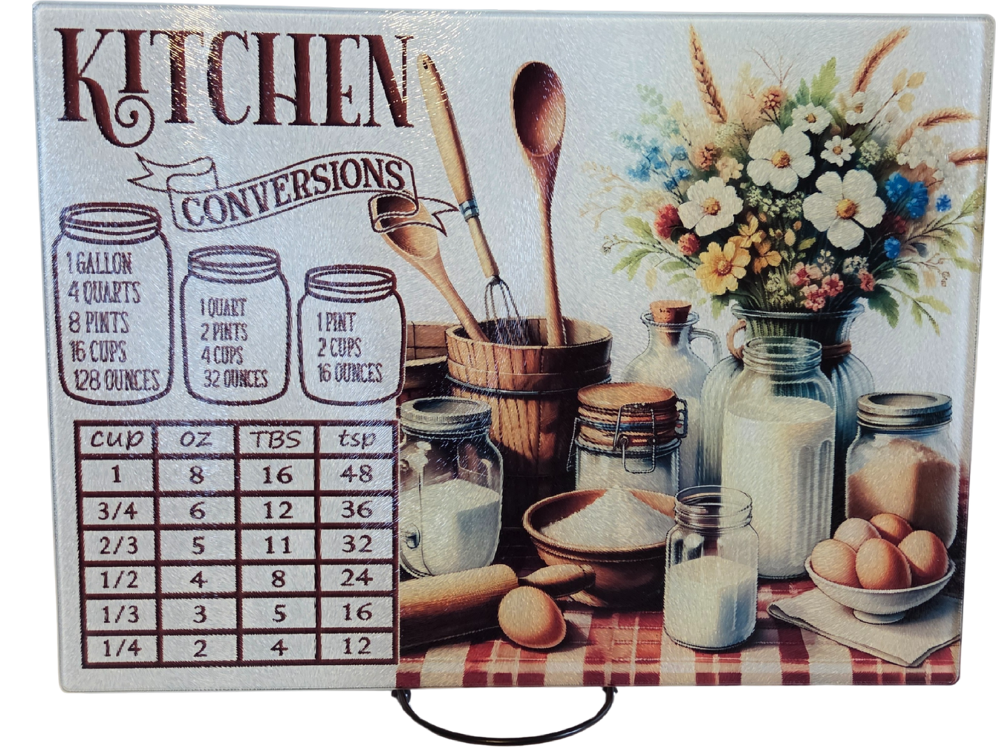 11"x15" Kitchen Conversions Cutting Board