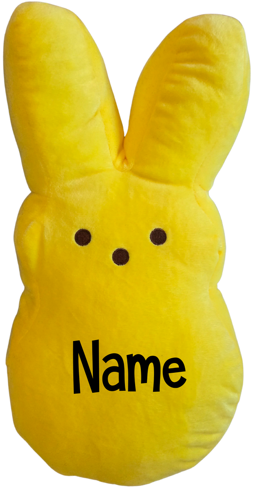 15" Personalized Bunny - Yellow