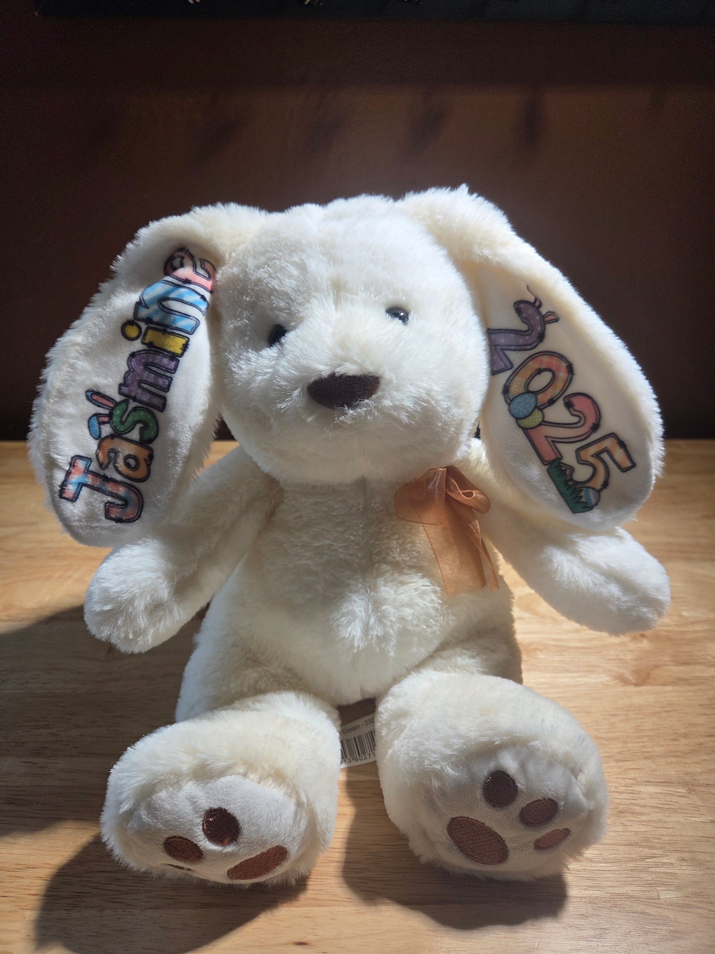 Personalized Plush Easter Bunny