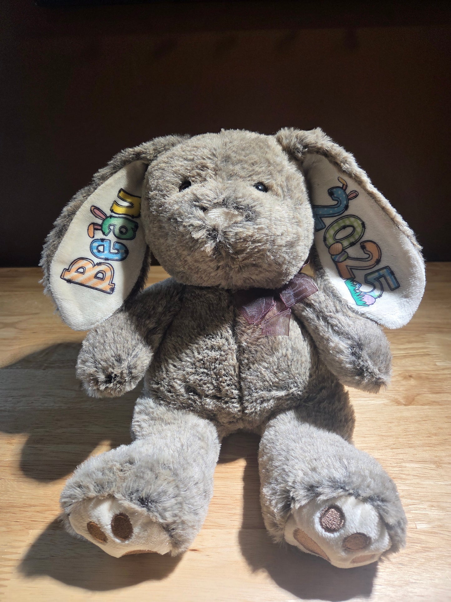 Personalized Plush Easter Bunny