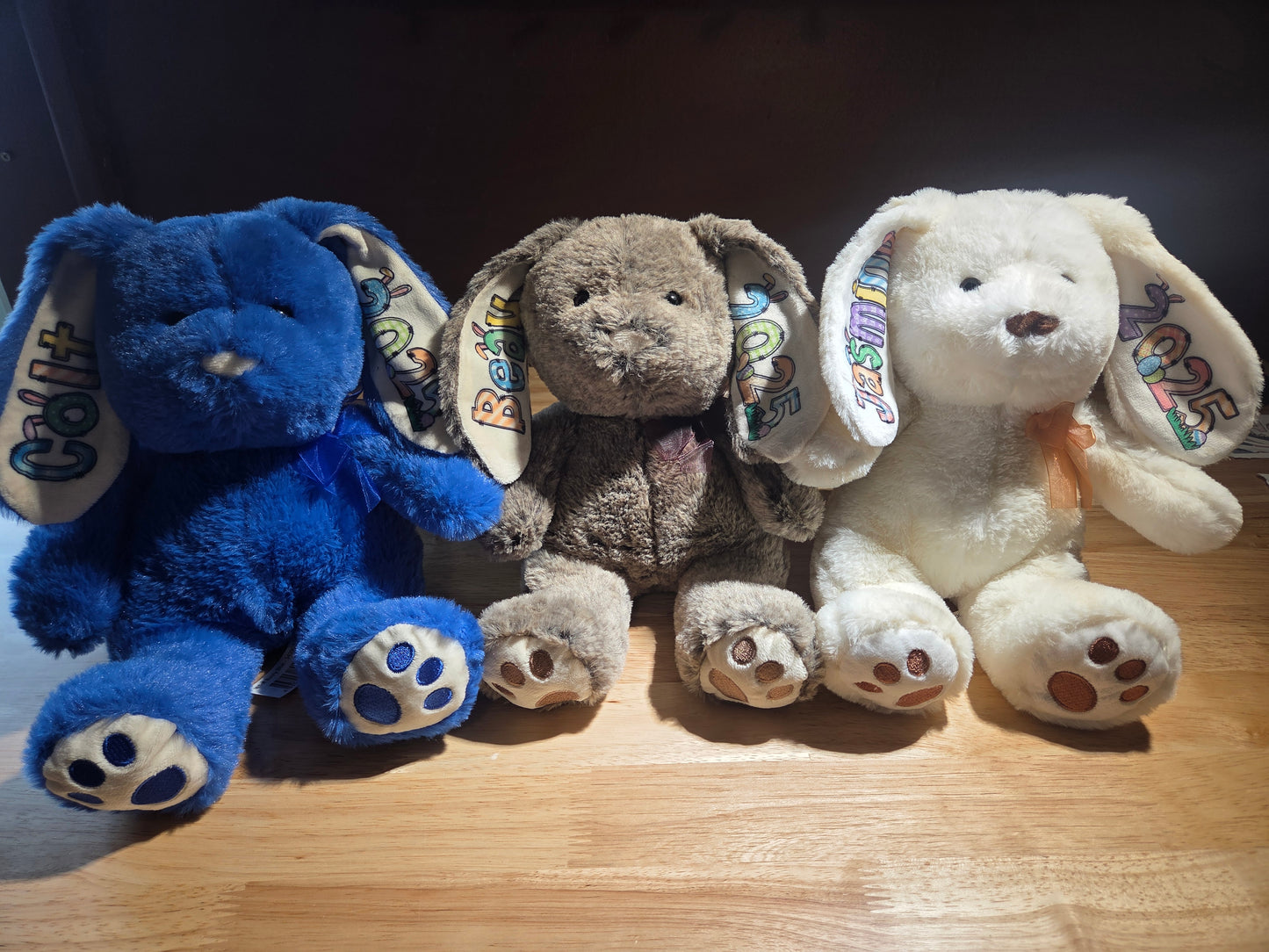 Personalized Plush Easter Bunny
