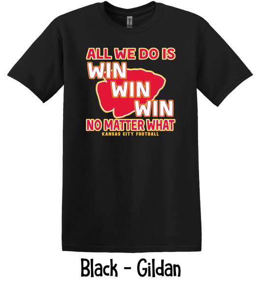 All We Do Is Win Diagonal - Youth & Toddler Sizes - 3 Color Options