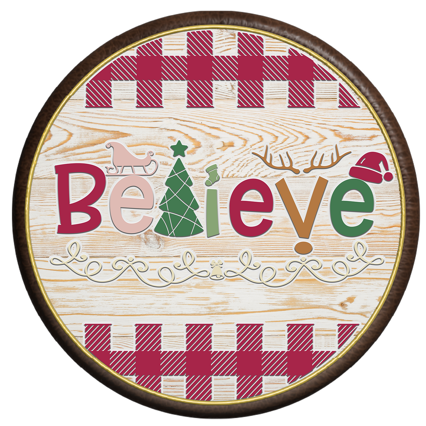 Faux Wood Ornaments - Variety to Pick From