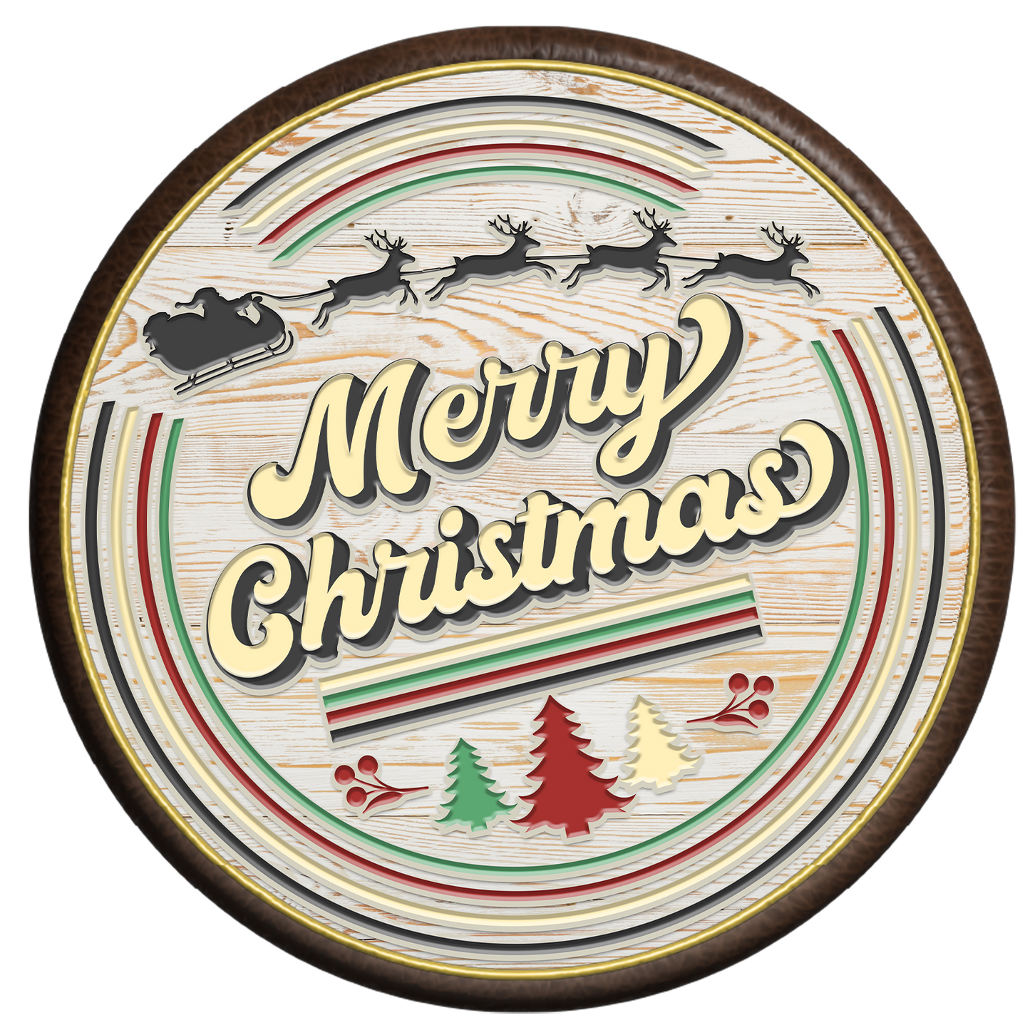 Faux Wood Ornaments - Variety to Pick From