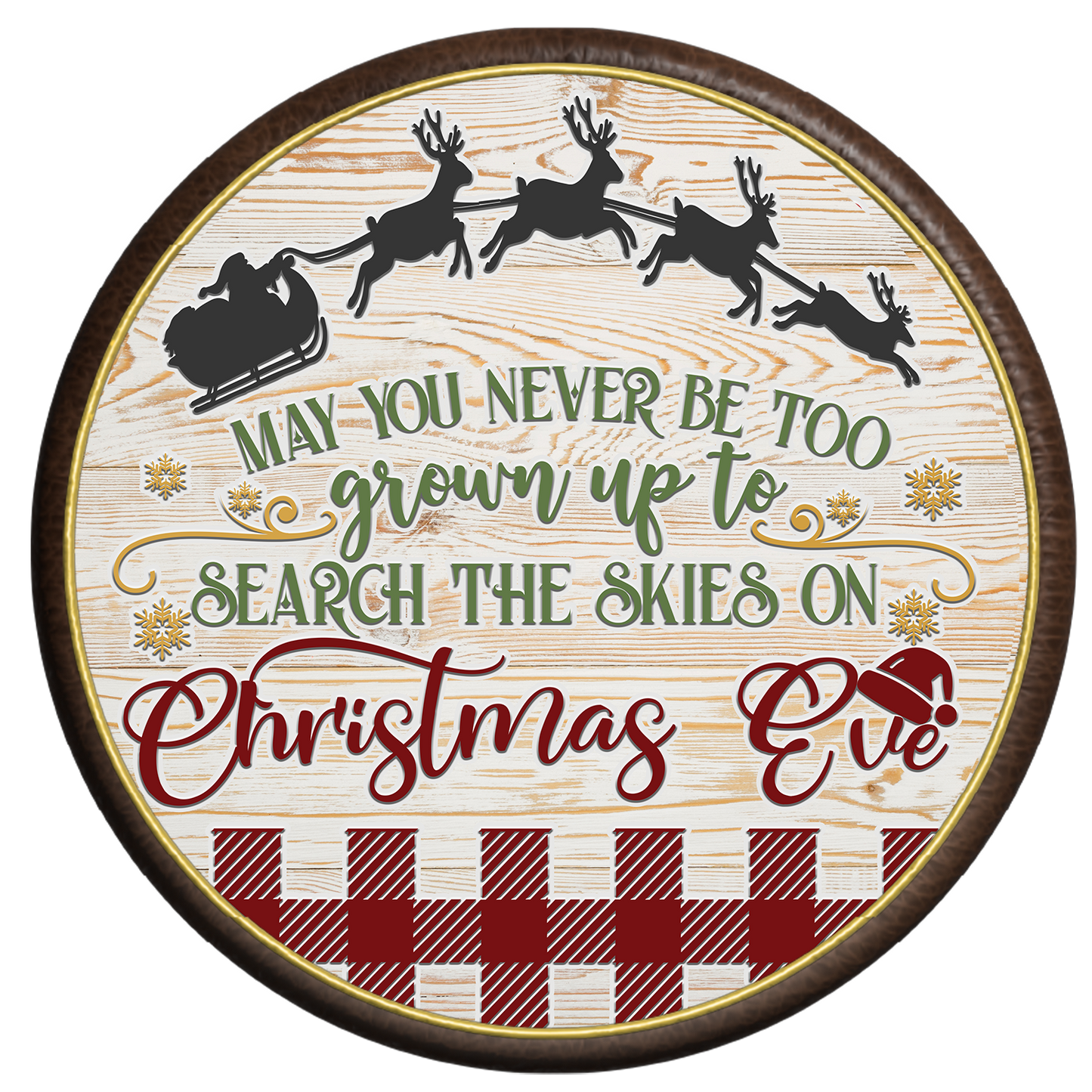 Faux Wood Ornaments - Variety to Pick From