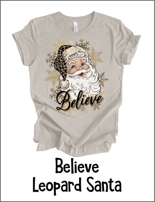 Believe Leopard Santa