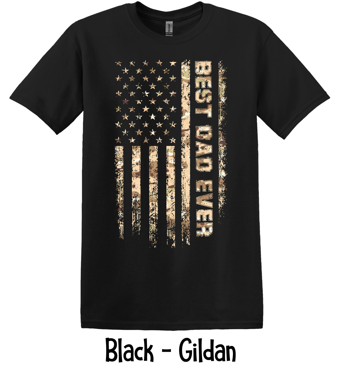 Best Dad Ever Camo Flag - 3 Color Options