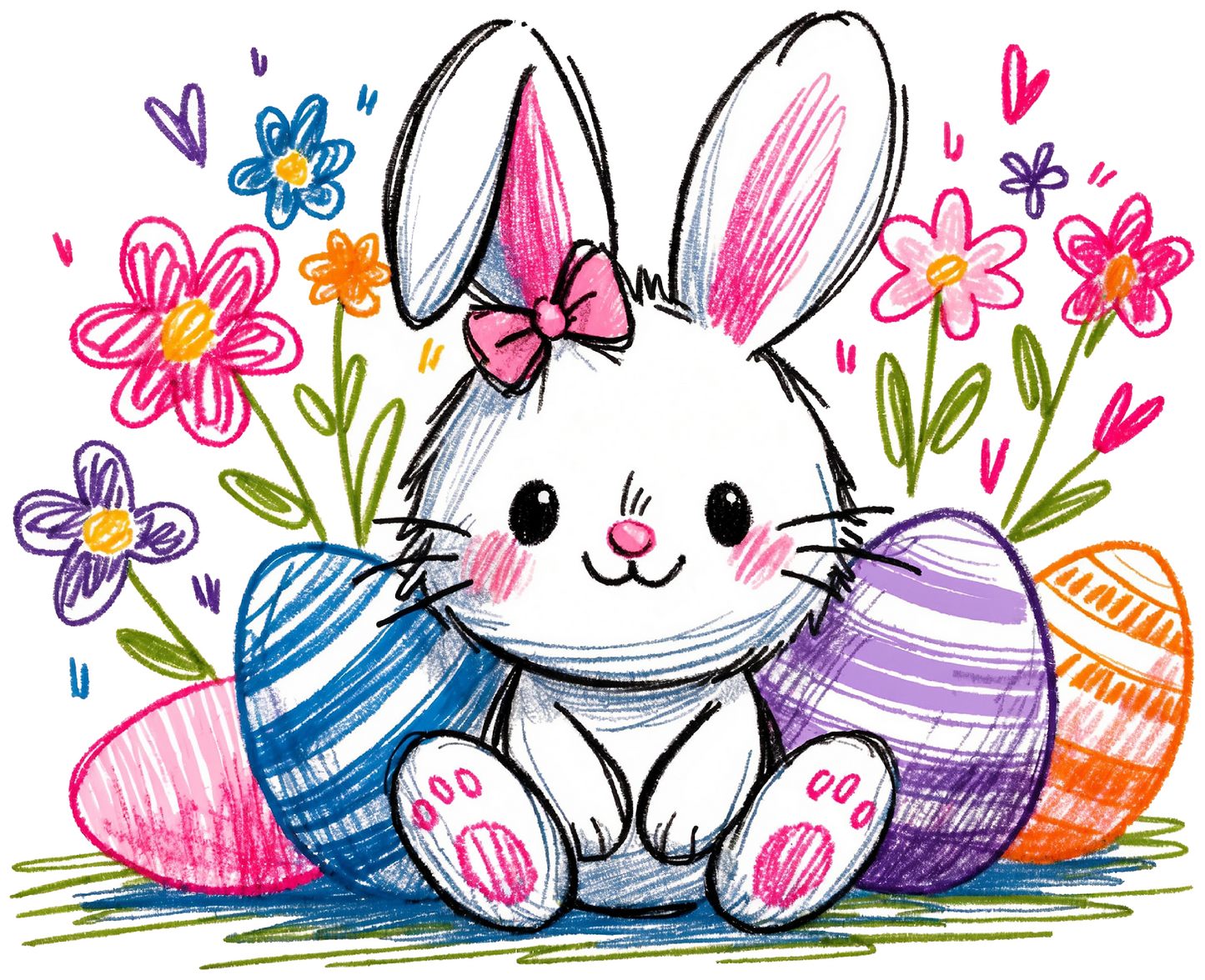 Girl Easter Animals - Personalized - YOUTH SIZES