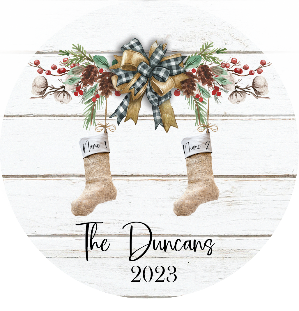 Burlap Stockings - Up to 6 Names