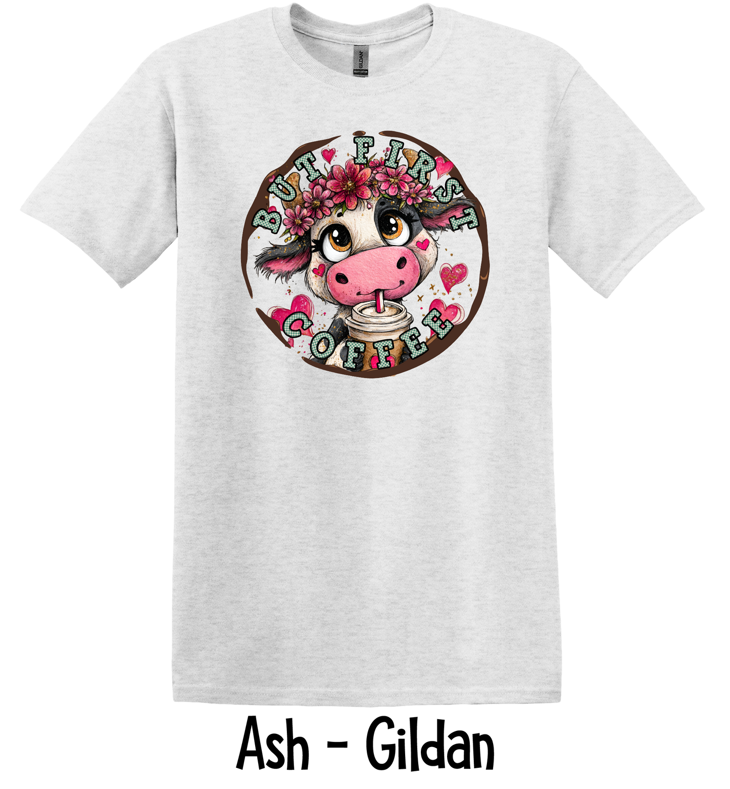 But First Coffee Cow - Adult Sizes