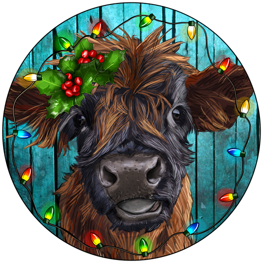 Christmas Cow - Brown