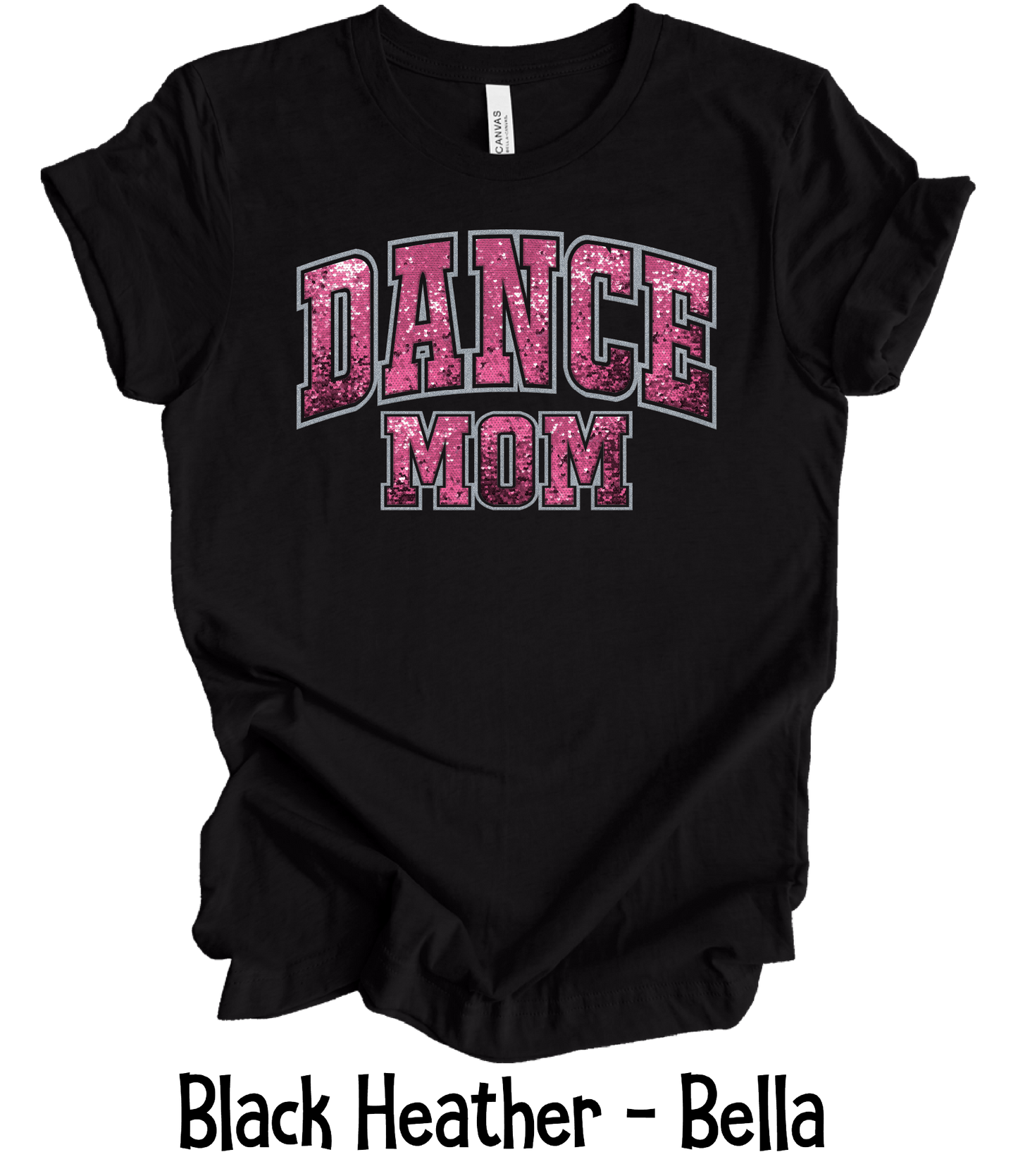 Dance Mom Faux Pink Sequin