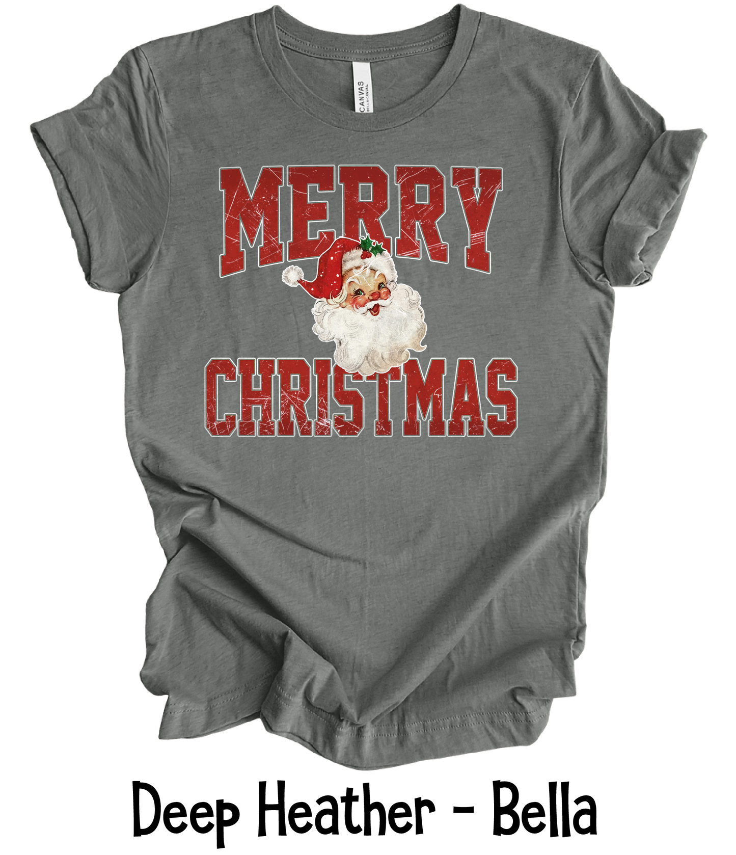 Distressed Merry Christmas - 2 Color Options
