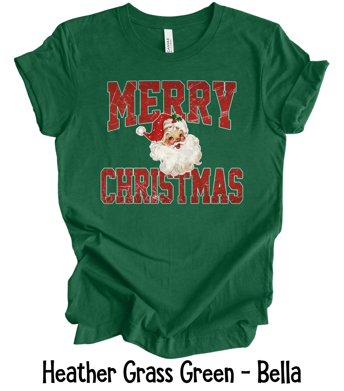 Distressed Merry Christmas - 2 Color Options